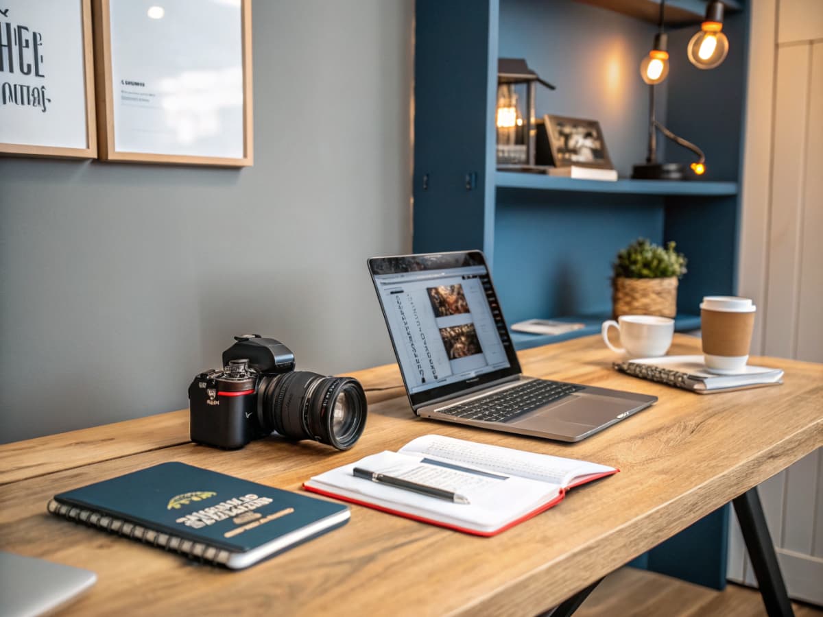 Small business owner happy with their new professional website from Simple Site Builders